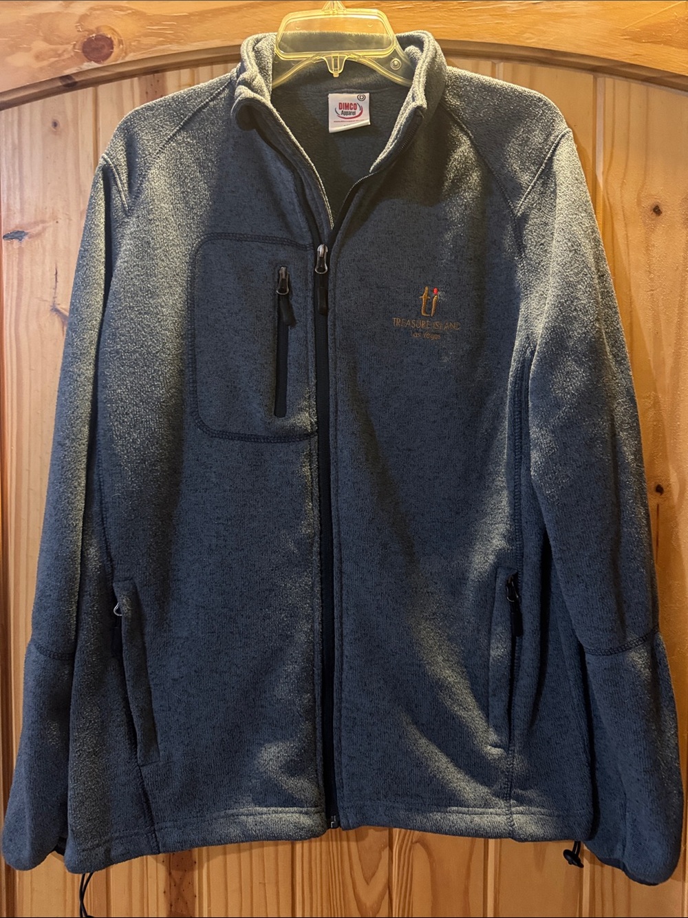 Treasure Island Full-Zip Fleece Jacket pockets